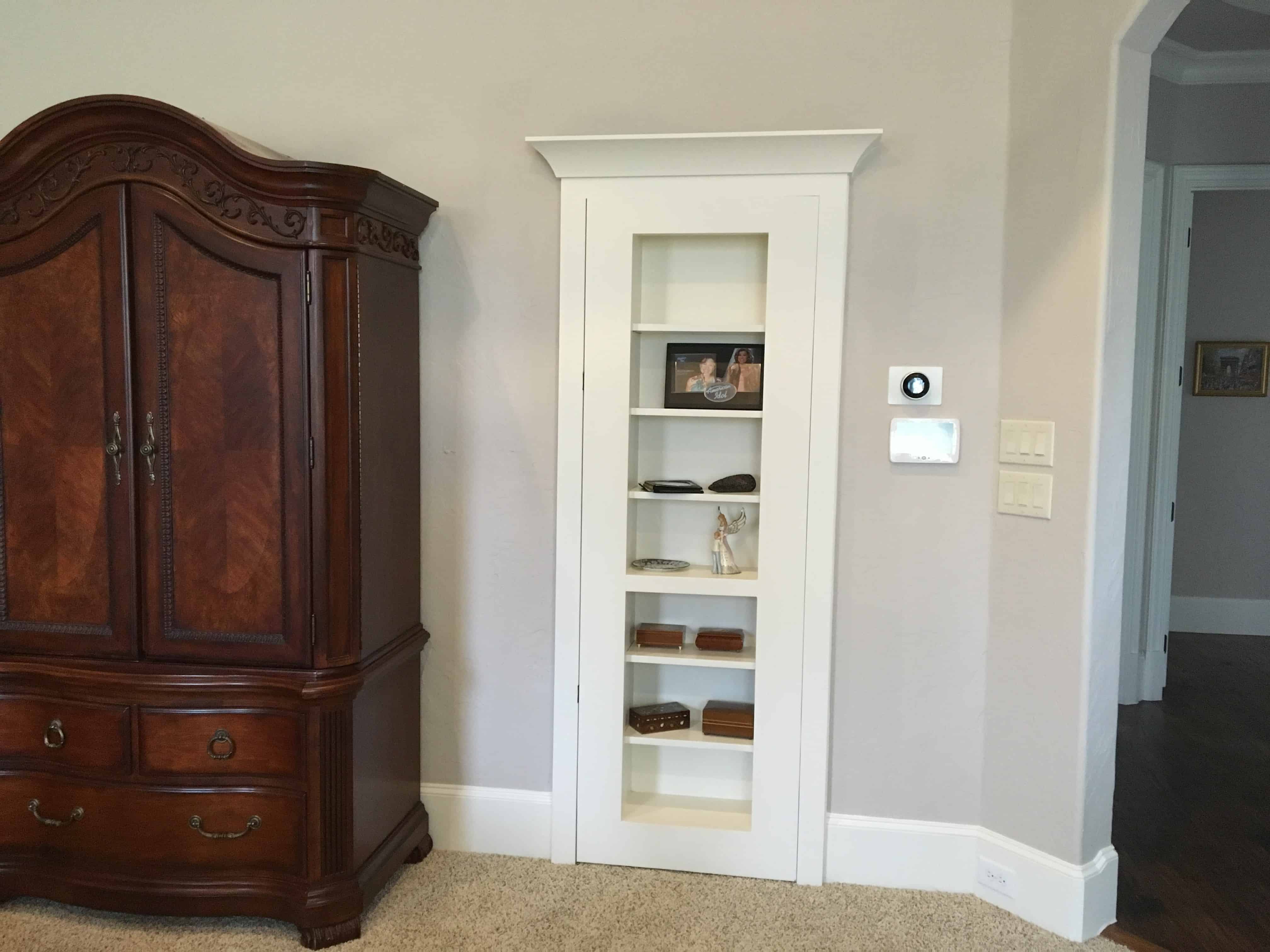 Make a Bookshelf Door Hidden Closet - The Geek Pub