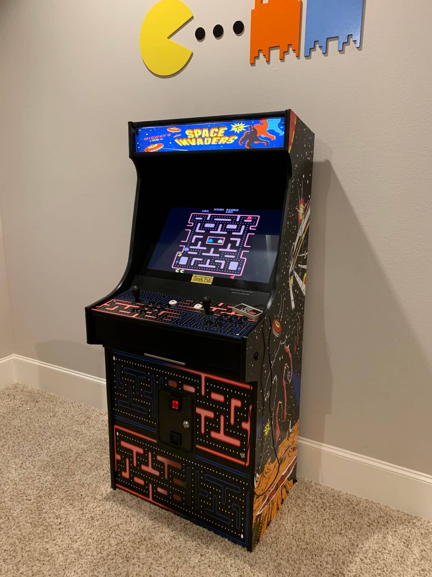 arcade cabinet plans - the geek pub