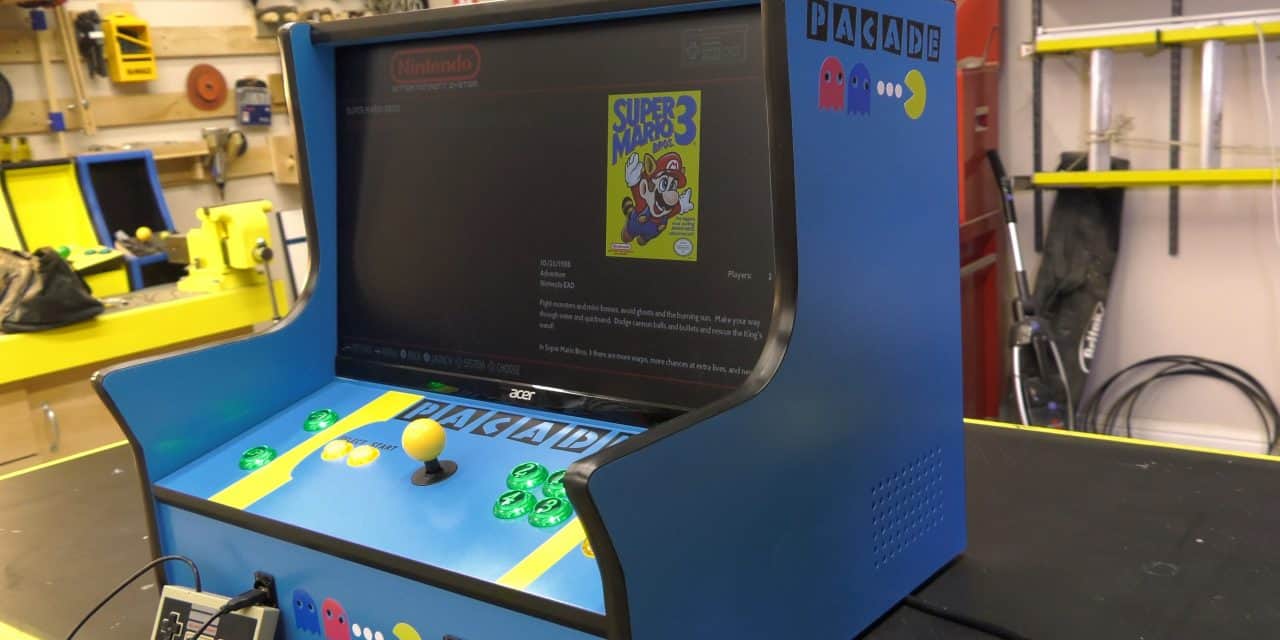 Make The Pacade Bartop Retropie Arcade Cabinet The Geek Pub