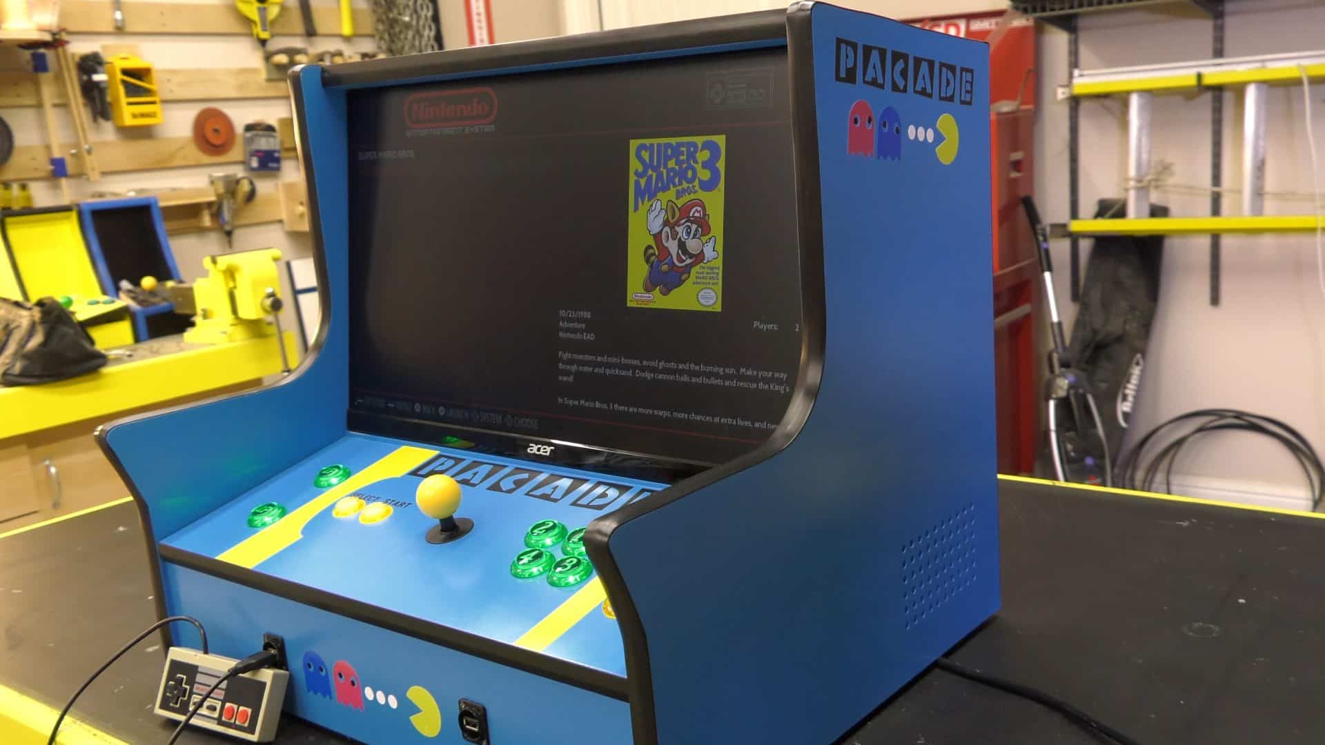 Pacade Bartop Arcade Cabinet Plans - The Geek Pub