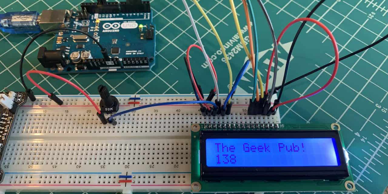 Arduino Lcd Display Wiring The Geek Pub