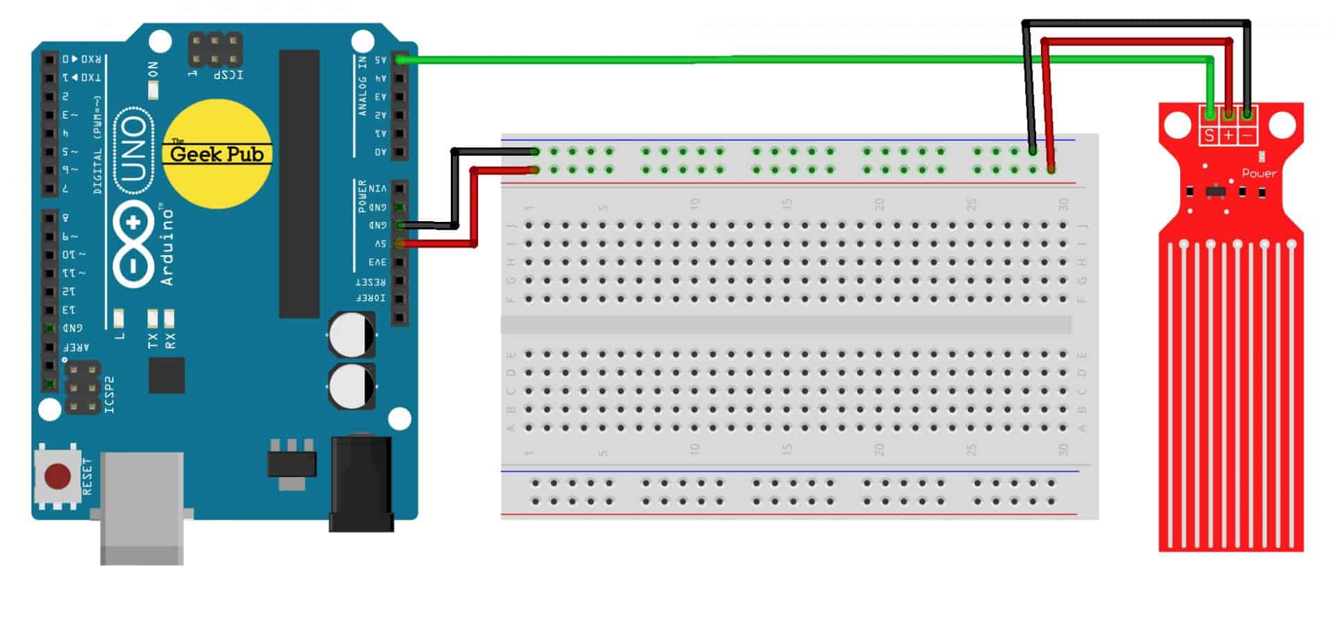 Arduino Water Level Sensor Tutorial