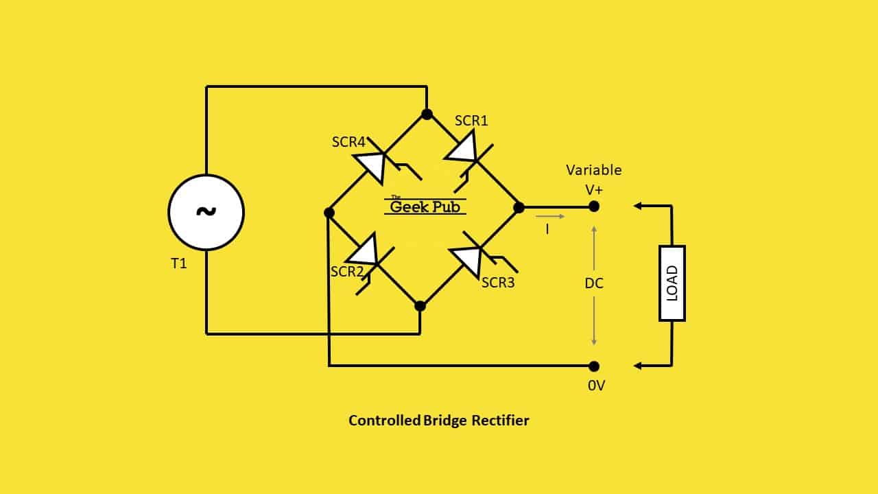 Bridge Rectifier Circuit - Electronics Basics - The Geek Pub
