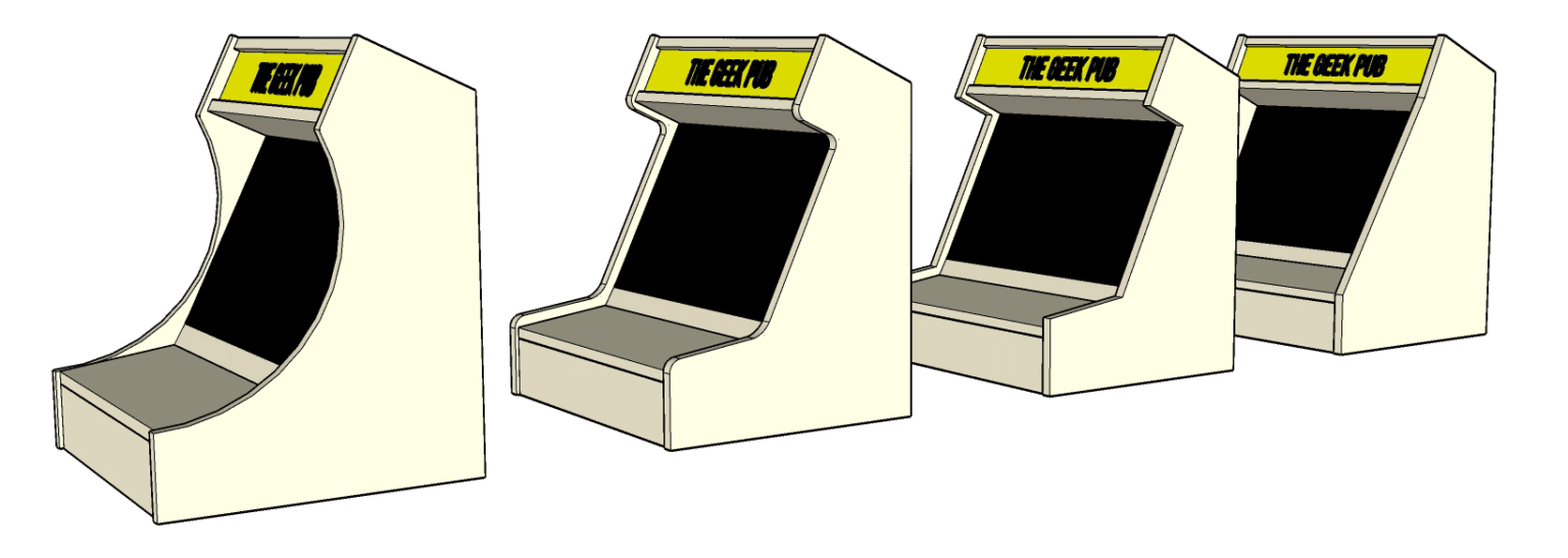 Bartop Arcade Cabinet Plans - The Geek Pub